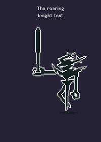 The roaring knight