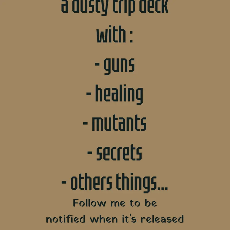 Dusty trip game by @Savon