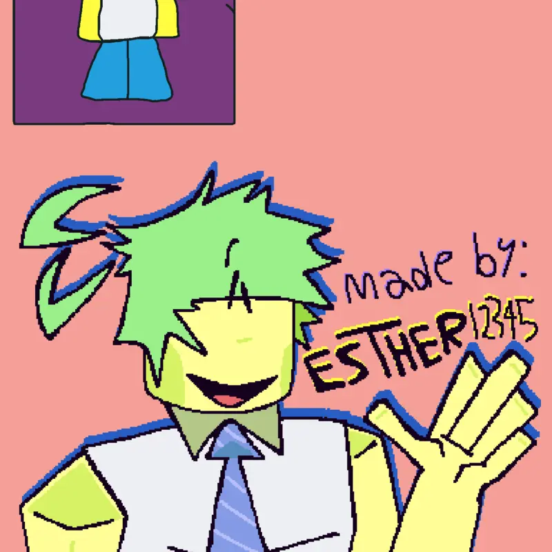 Draw my Roblox Avatar for my username by @ESTHER12345