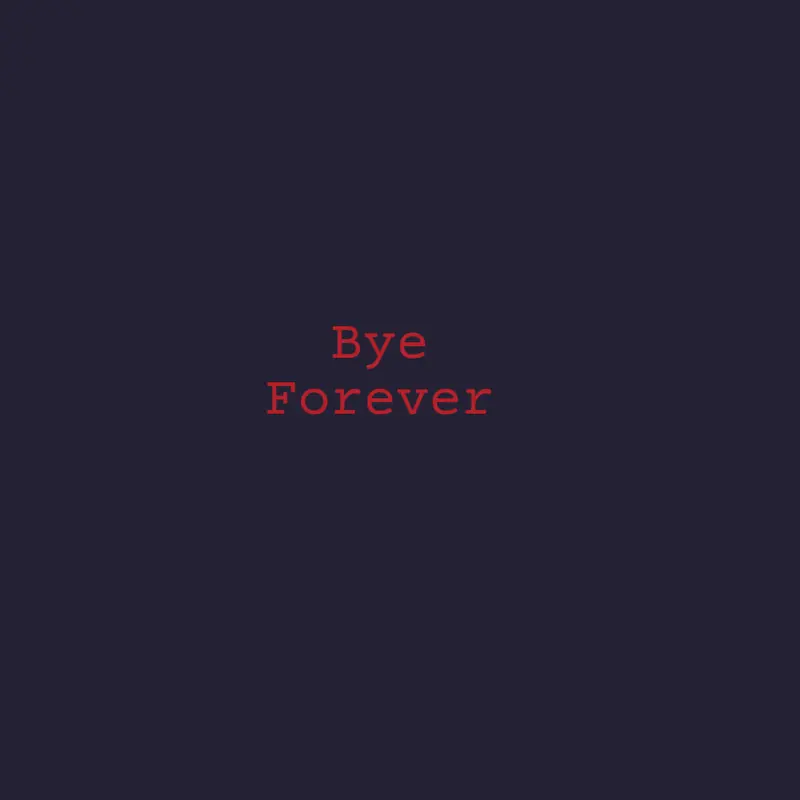 Bye by @AdamCutter