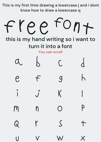 My font