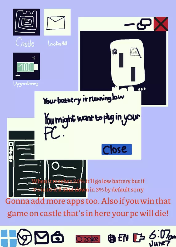 low battery windows laptop by @FackoffOG