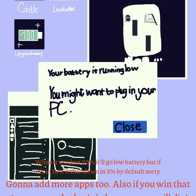 low battery windows laptop by @FackoffOG