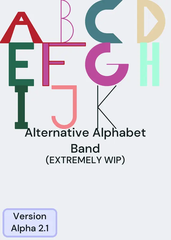 Alternative Alphabet Band by @gunner1028