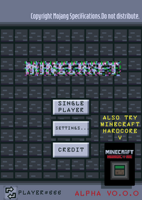 MINECRAFT ALPHA 0.0.0