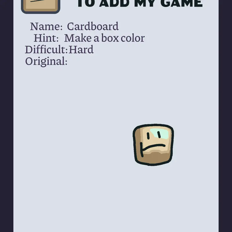 Game by @evilmarker