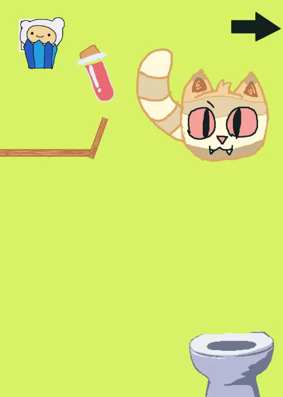 Me-mow and cake the cat by @freyaaa