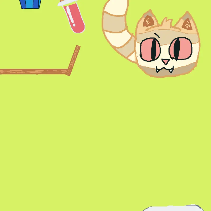 Me-mow and cake the cat by @freyaaa