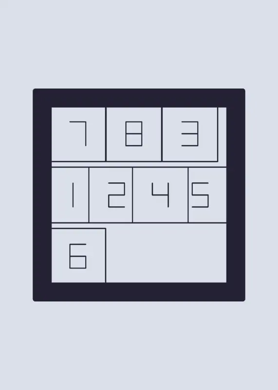 buggy randomized slide puzzle by @D4lta