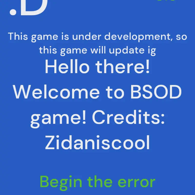 Game by @Zidaniscool