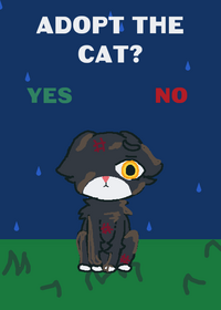 Adopt the cat but with my 2023 Oc