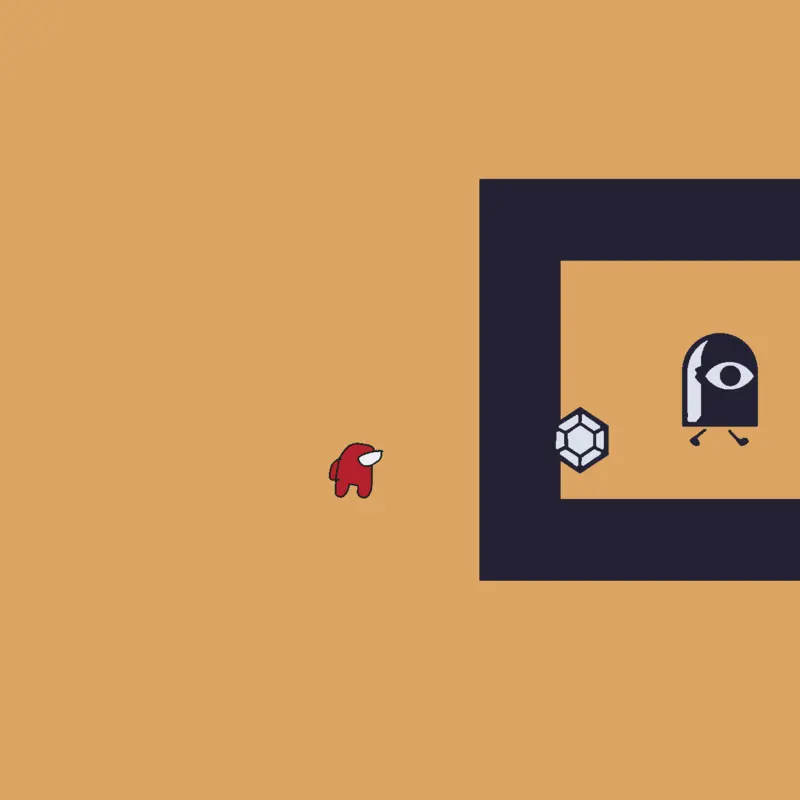 Run from an among us game by @antoES