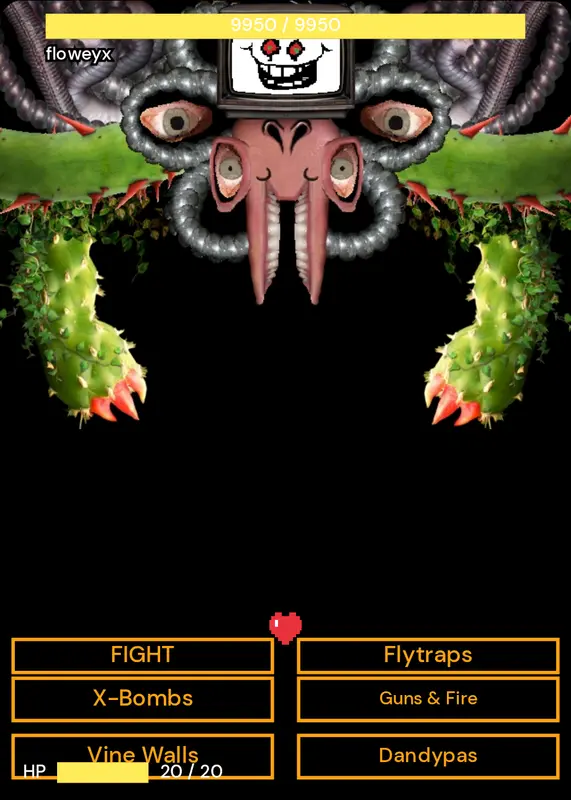 Photoshopped Fight by @FloweyTheEvilFlower
