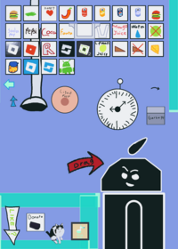 Feed the Apple logo!