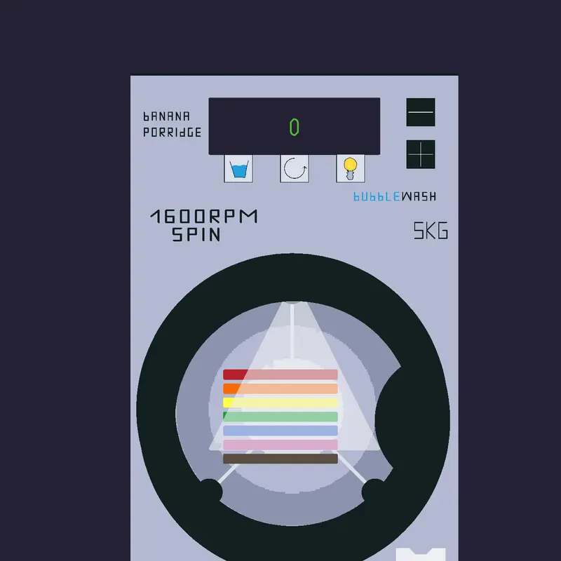 The banana porridge washing machine by @CapyPastaTheFan