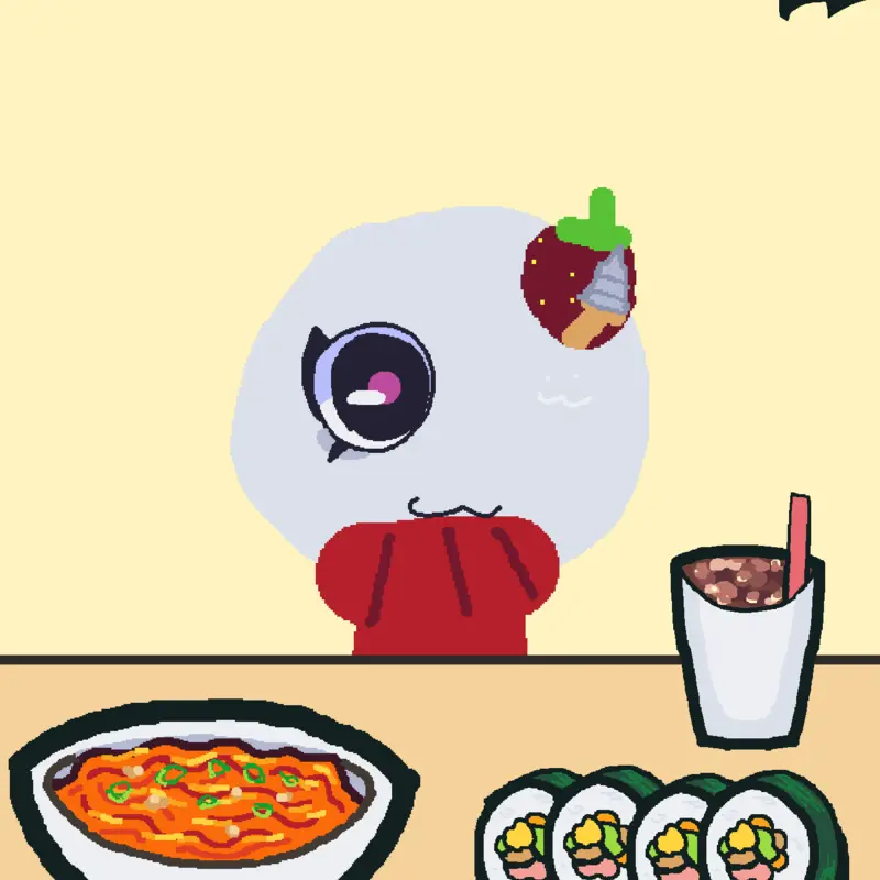 Strawberryboy mukbang by @coolkid26