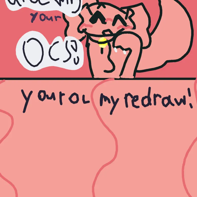 redrawing your ocs!!! by @pichavee
