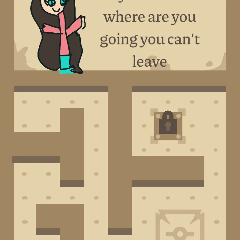 Escape your crazy friend by @ducky_official