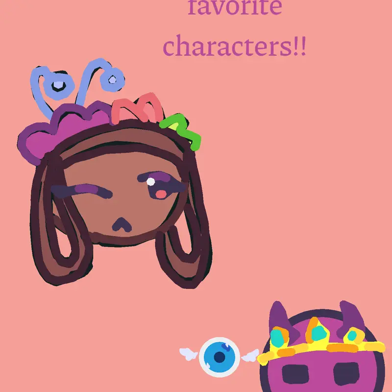 Favorite characters by @Nixysweetiebell