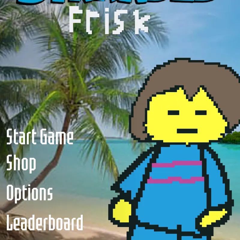 Stranded frisk unfinished by @clumsyboy23