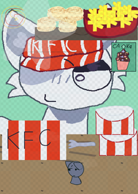 Wenda KFC mukbang