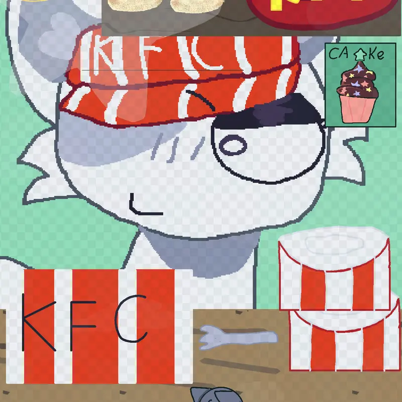 Wenda KFC mukbang by @kittykit_123
