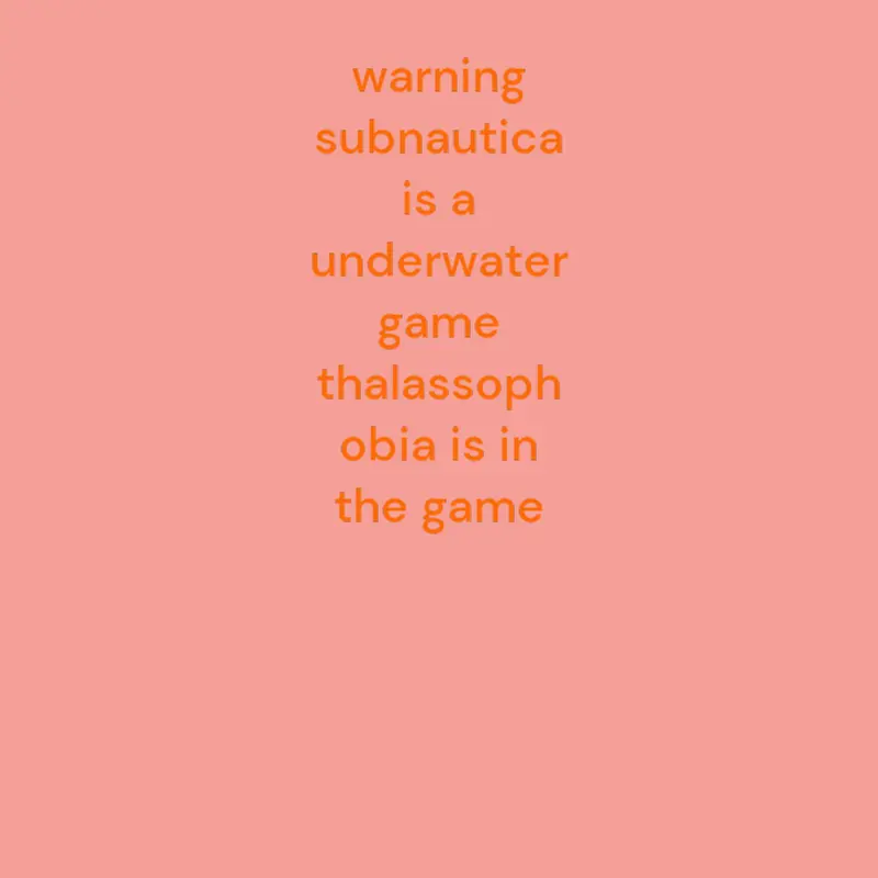 Game by @subnautica
