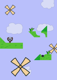 help golfball get into the goal!