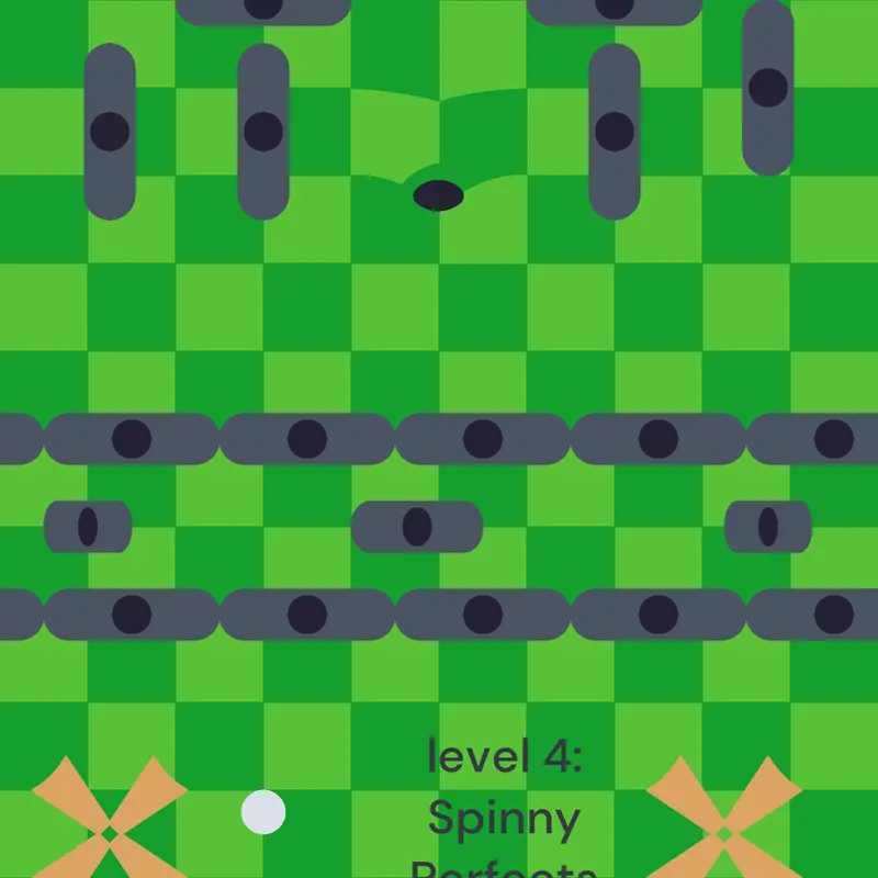 Level 4: Spinny Perfects by @golfercastle