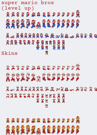 Mario sprites