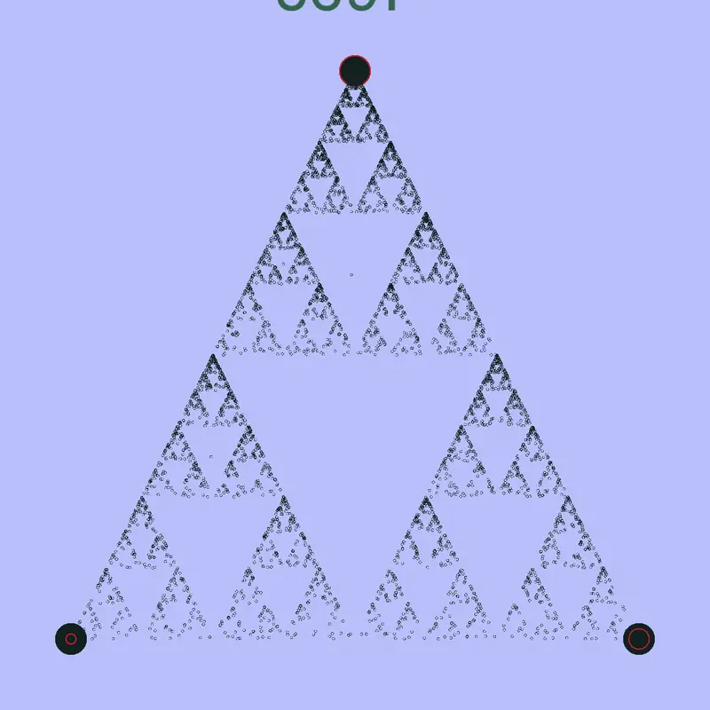 Sierpinski triangle generator by @38z