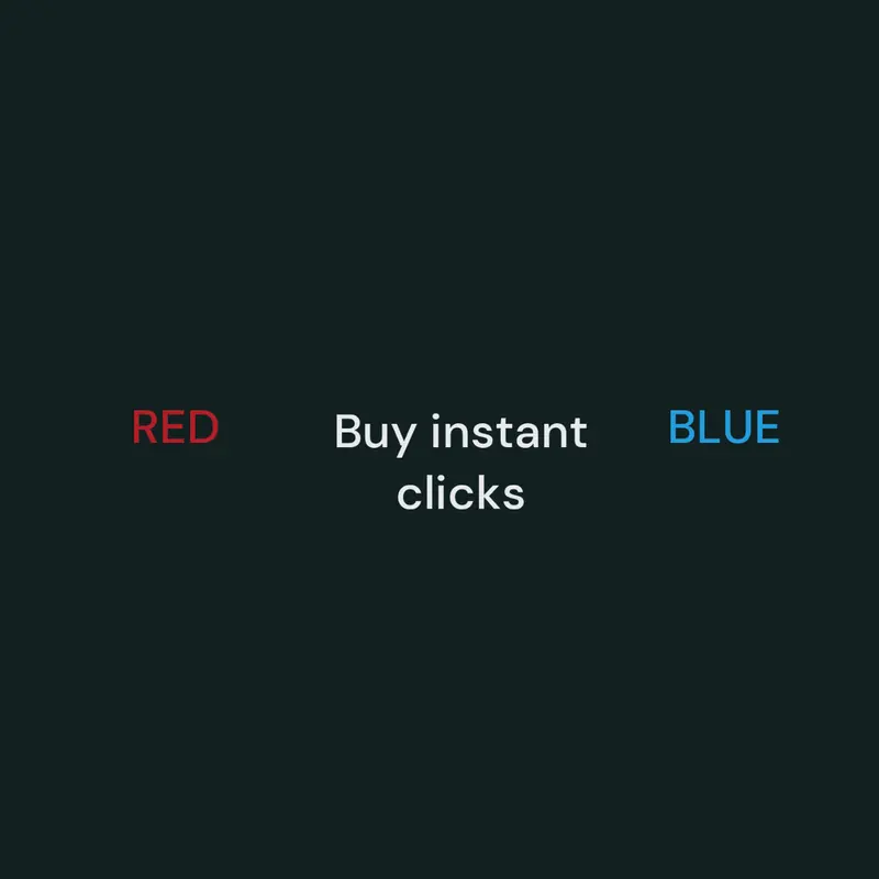 Red vs blue global click battle by @Gabutmen2024