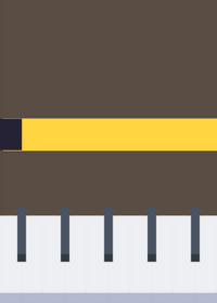 Piano buttons simulator