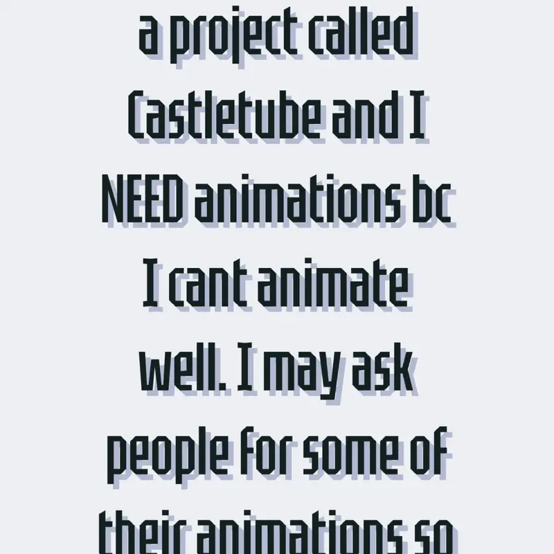 Animation Announcement Castle by @sweetpotatoe