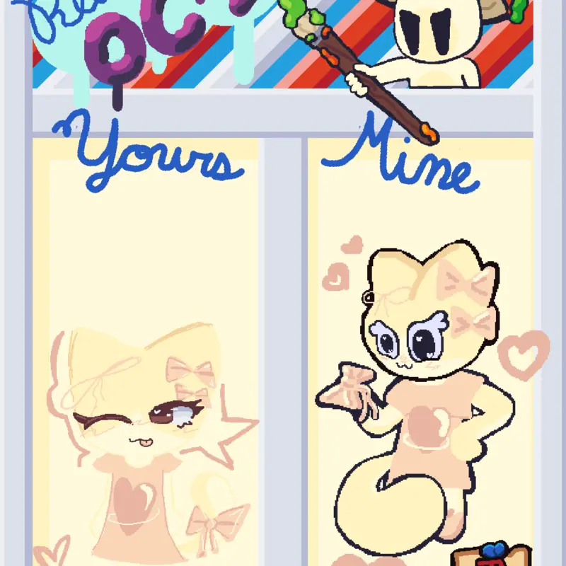 Redrawing OC's by @Pipsqueak