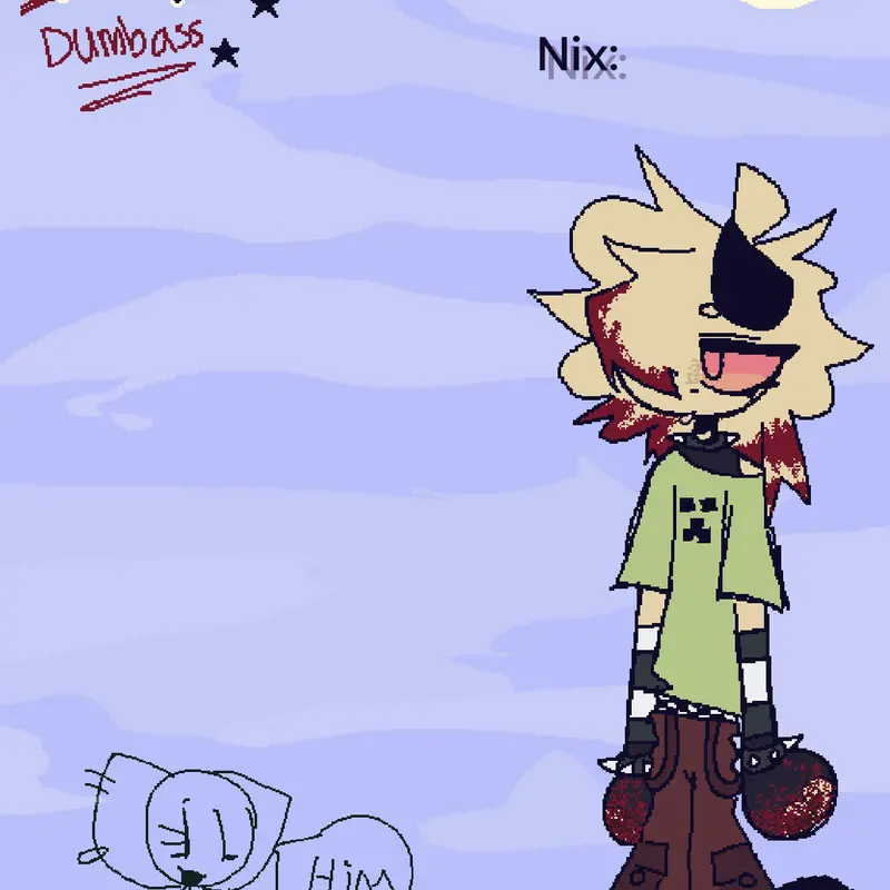 Qna with Nix the dumbass by @remix_withsula