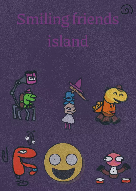 Smiling friends island by @hassanmsm