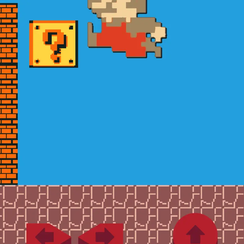 Super Mario Bros NES [But BIG] by @Raviol1