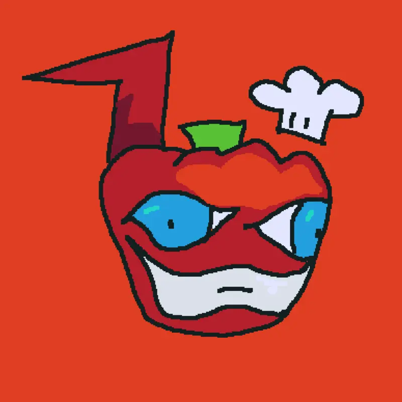 Hard Drive to Munch You - Mr. Sauceman by @gummyredstudio