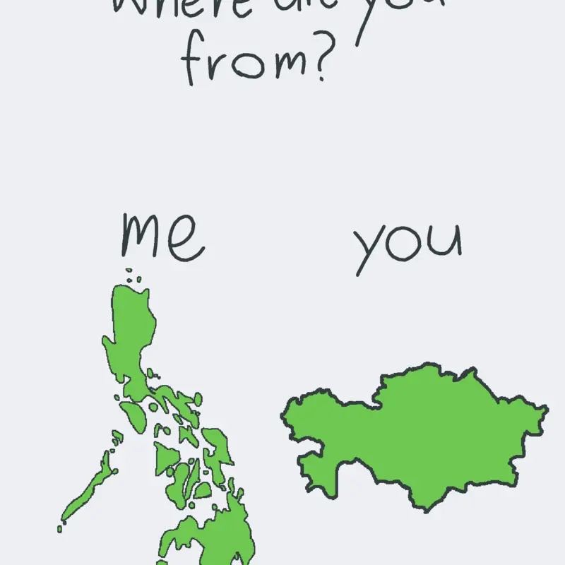 I'm from Kazakhstan! by @santiagoandtsukichan