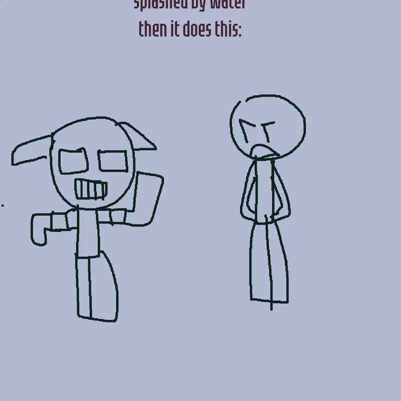Robot crash by @teenieping_time123