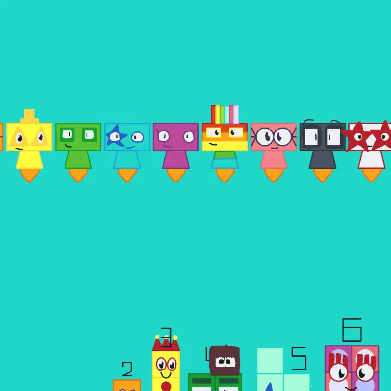 Numberblocks by @ArtemDoesthings