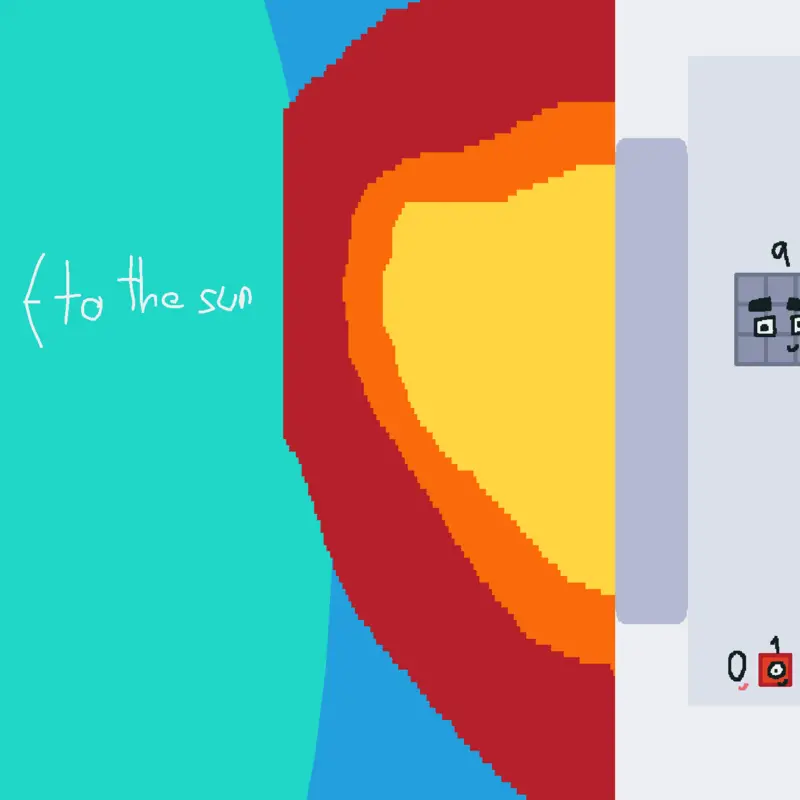 Numberblocks Space by @jgbhxnkx