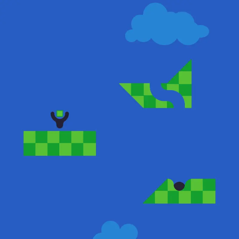 Sticky golf by @Oofed