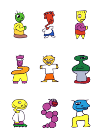 character sketches I'll use in a thing… I...