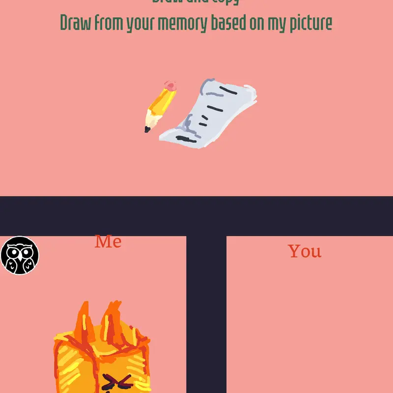 Drawing memory copy (DMC) by @RettedArtist