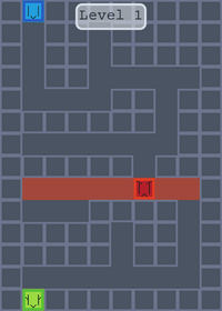 A simple maze game where you collide two...