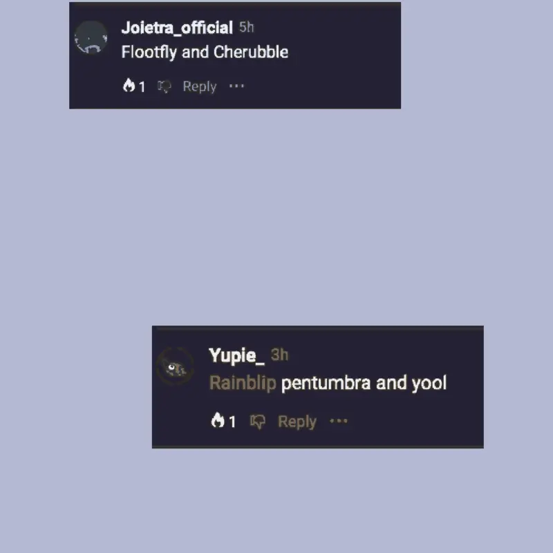 Flootfly + Cherubble & Pentumbra + Yool by @Rainblip