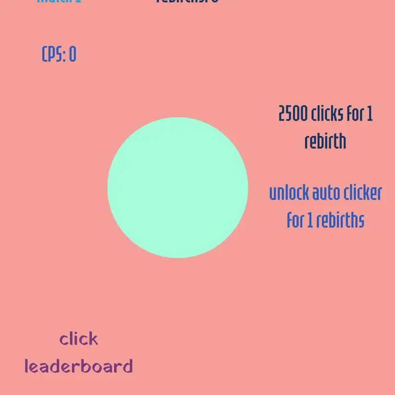 Clicking Simulator I by @lilredrap