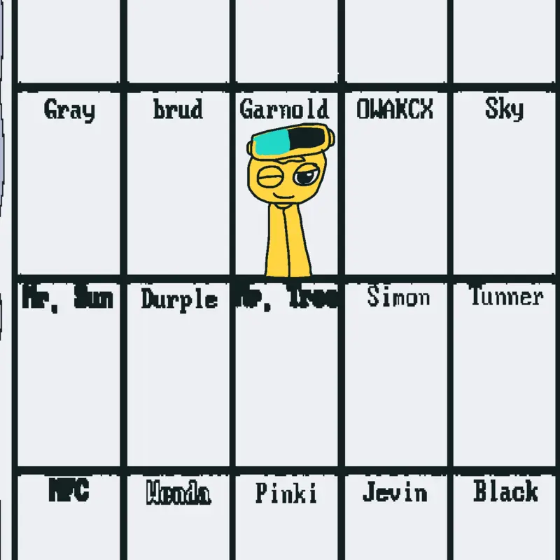 Sprunki Remix Drawing by @clukrok